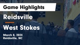 Reidsville  vs West Stokes  Game Highlights - March 8, 2024
