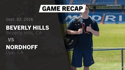 Recap: Beverly Hills  vs. Nordhoff  2016