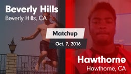 Matchup: Beverly Hills High vs. Hawthorne  2016