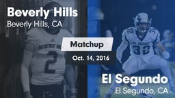 Matchup: Beverly Hills High vs. El Segundo  2016