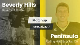 Matchup: Beverly Hills High vs.  Peninsula  2017