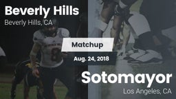 Matchup: Beverly Hills High vs. Sotomayor  2018