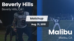 Matchup: Beverly Hills High vs. Malibu  2018