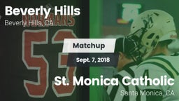 Matchup: Beverly Hills High vs. St. Monica Catholic  2018