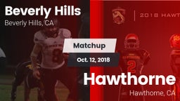 Matchup: Beverly Hills High vs. Hawthorne  2018
