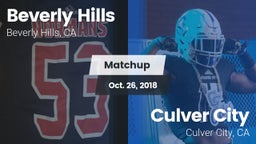 Matchup: Beverly Hills High vs. Culver City  2018