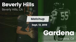 Matchup: Beverly Hills High vs. Gardena  2019