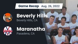 Recap: Beverly Hills  vs. Maranatha  2022