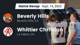 Recap: Beverly Hills  vs. Whittier Christian  2023