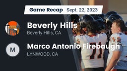 Recap: Beverly Hills  vs. Marco Antonio Firebaugh  2023
