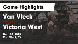 Van Vleck  vs Victoria West  Game Highlights - Dec. 28, 2023