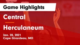 Central  vs Herculaneum  Game Highlights - Jan. 28, 2021