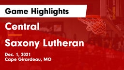 Central  vs Saxony Lutheran Game Highlights - Dec. 1, 2021