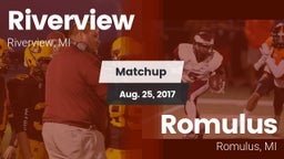 Matchup: Riverview High vs. Romulus  2017