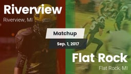 Matchup: Riverview High vs. Flat Rock  2017