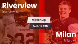 Matchup: Riverview High vs. Milan  2017