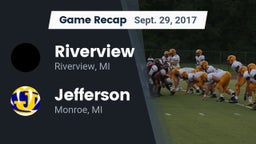 Recap: Riverview  vs. Jefferson  2017