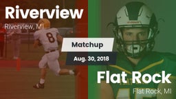 Matchup: Riverview High vs. Flat Rock  2018