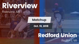 Matchup: Riverview High vs. Redford Union  2018