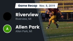 Recap: Riverview  vs. Allen Park  2019