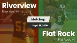 Matchup: Riverview High vs. Flat Rock  2020