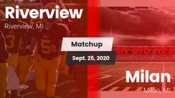 Matchup: Riverview High vs. Milan  2020