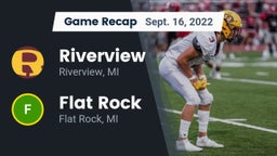 Recap: Riverview  vs. Flat Rock  2022