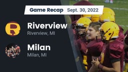 Recap: Riverview  vs. Milan  2022
