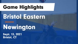 Bristol Eastern  vs Newington  Game Highlights - Sept. 13, 2021