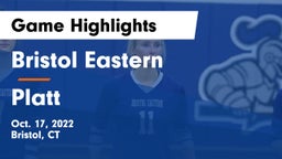 Bristol Eastern  vs Platt  Game Highlights - Oct. 17, 2022