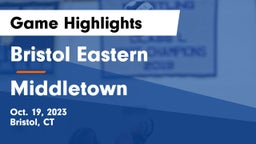 Bristol Eastern  vs Middletown  Game Highlights - Oct. 19, 2023