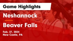 Neshannock  vs Beaver Falls  Game Highlights - Feb. 27, 2024
