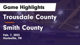 Trousdale County  vs Smith County  Game Highlights - Feb. 7, 2023
