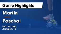 Martin  vs Paschal  Game Highlights - Feb. 25, 2020