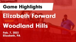 Elizabeth Forward  vs Woodland Hills  Game Highlights - Feb. 7, 2022