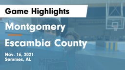 Montgomery  vs Escambia County Game Highlights - Nov. 16, 2021