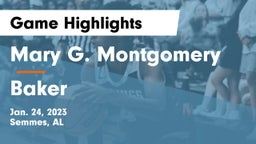 Mary G. Montgomery  vs Baker  Game Highlights - Jan. 24, 2023