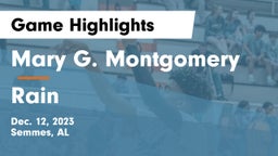 Mary G. Montgomery  vs Rain  Game Highlights - Dec. 12, 2023