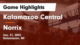 Kalamazoo Central  vs Norrix  Game Highlights - Jan. 31, 2023