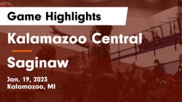 Kalamazoo Central  vs Saginaw  Game Highlights - Jan. 19, 2023