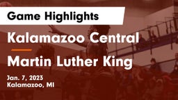 Kalamazoo Central  vs Martin Luther King  Game Highlights - Jan. 7, 2023