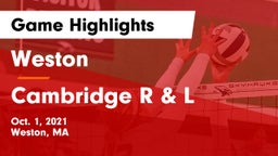 Weston vs Cambridge R & L Game Highlights - Oct. 1, 2021