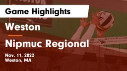 Weston  vs Nipmuc Regional  Game Highlights - Nov. 11, 2022
