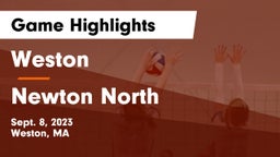 Weston  vs Newton North  Game Highlights - Sept. 8, 2023