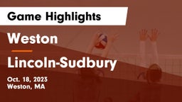 Weston  vs Lincoln-Sudbury  Game Highlights - Oct. 18, 2023