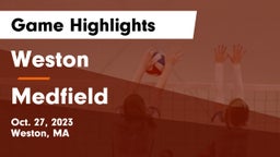 Weston  vs Medfield  Game Highlights - Oct. 27, 2023