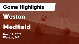Weston  vs Medfield  Game Highlights - Nov. 17, 2023