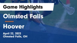 Olmsted Falls  vs Hoover  Game Highlights - April 22, 2022