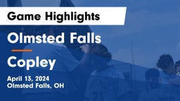 Olmsted Falls  vs Copley  Game Highlights - April 13, 2024