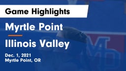 Myrtle Point  vs Illinois Valley  Game Highlights - Dec. 1, 2021